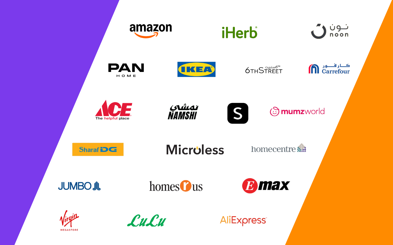 All UAE e-commerce stores supported by DeserTracker extension