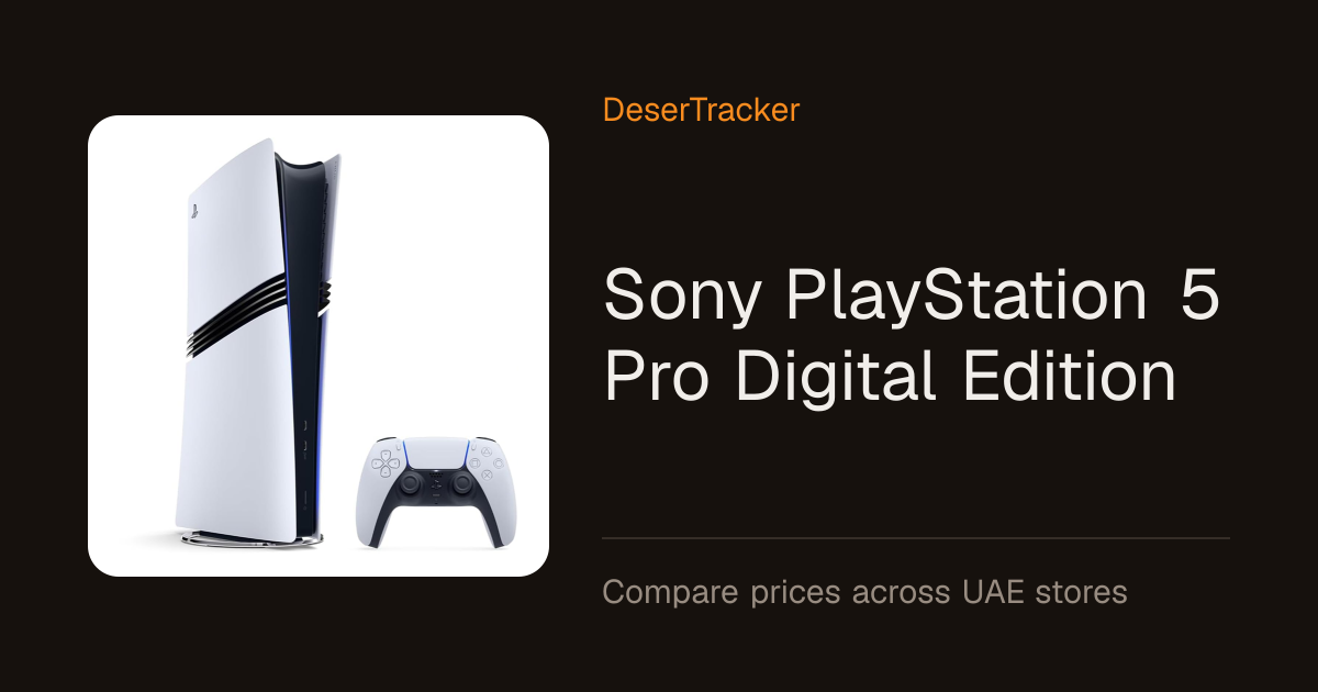 Sony PlayStation 5 Pro Digital Edition Price in UAE | DeserTracker