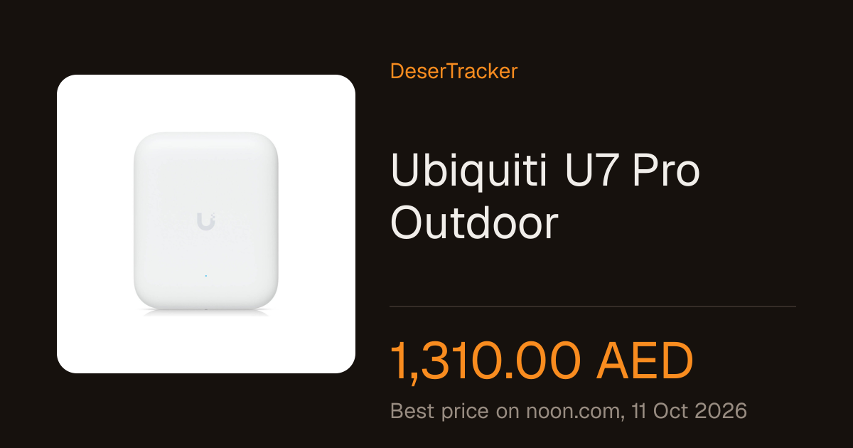 Ubiquiti U7 Pro Outdoor Price in UAE | DeserTracker